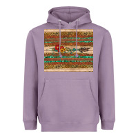 Lavender arrow wooden sunflower Heavyweight Hoodie - Artiststas