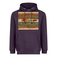 Plum arrow wooden sunflower Heavyweight Hoodie - Artiststas
