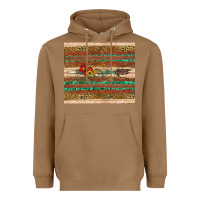 Toasted Coconut arrow wooden sunflower Heavyweight Hoodie - Artiststas