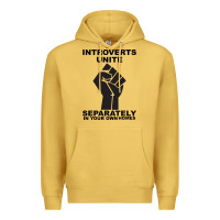 Antique Gold introverts unite seperately in your own homes Premium Hoodie - Bettercallsaul