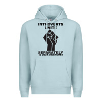 Blue Mist introverts unite seperately in your own homes Premium Hoodie - Bettercallsaul