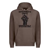 Coffee introverts unite seperately in your own homes Premium Hoodie - Bettercallsaul