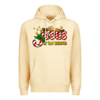 Pina Colada jesus is the reason with christmas candy ado Premium Hoodie - AdoDesignShop