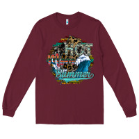 Burgundy hot mom summer Long Sleeve Tee - SublimationCraftShop