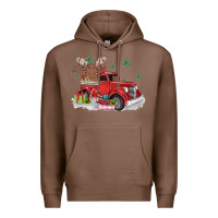 Chestnut christmas truck Premium Hoodie - MaliasSmallBusiness
