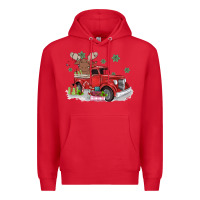 Red christmas truck Premium Hoodie - MaliasSmallBusiness