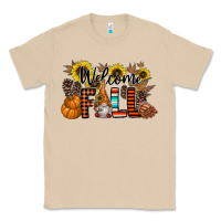 Mushroom Welcome Fall Pumpkin Classic Tee - CowhideDigitalArt