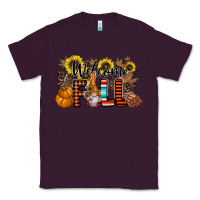 Plum Welcome Fall Pumpkin Classic Tee - CowhideDigitalArt