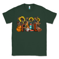 Sports Green Welcome Fall Pumpkin Classic Tee - CowhideDigitalArt