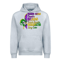 Heather Grey mardi gras parades beads french quarter beignets k Urban Hoodie - LillyAllenDesigns