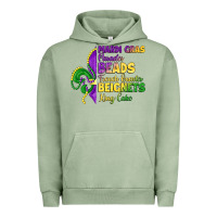Pigment Oil Green mardi gras parades beads french quarter beignets k Urban Hoodie - LillyAllenDesigns
