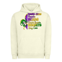 Pigment Pistachio mardi gras parades beads french quarter beignets k Urban Hoodie - LillyAllenDesigns
