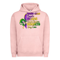 Pigment Salmon mardi gras parades beads french quarter beignets k Urban Hoodie - LillyAllenDesigns