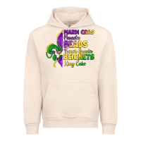 Sandshell mardi gras parades beads french quarter beignets k Urban Hoodie - LillyAllenDesigns