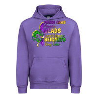 Tulip mardi gras parades beads french quarter beignets k Urban Hoodie - LillyAllenDesigns