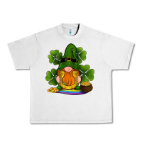 St Patricks Day Gnomes Shamrock Gold Horseshoes Rainbow Urban Heavy Tee | Teevron