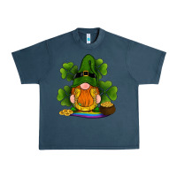 Midnight Navy st patricks day gnomes shamrock gold horseshoes rainbow Urban Heavy Tee - RanaPortraitStore