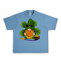 Pebble Blue st patricks day gnomes shamrock gold horseshoes rainbow Urban Heavy Tee - RanaPortraitStore