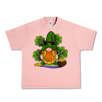 Salmon st patricks day gnomes shamrock gold horseshoes rainbow Urban Heavy Tee - RanaPortraitStore