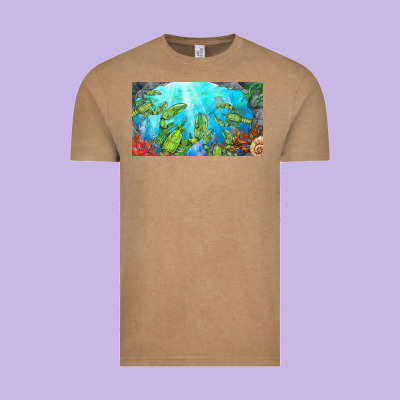 Lobster Sippy Cup Vintage Tee Designed By Barkaloodesign