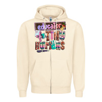 Sandshell educator of tiny humans Zipper Hoodie - AdoDesignShop