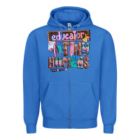 True Royal educator of tiny humans Zipper Hoodie - AdoDesignShop