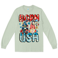 Matcha Born in USA gnomes 4th of July Long Sleeve Tee - CowGirlArtShop