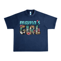 Navy mama s girl Urban Heavy Tee - Zillion Design Studio
