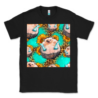 Black hedgehog western seamless pattern Classic Tee - HRA Design Shop