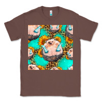 Chestnut hedgehog western seamless pattern Classic Tee - HRA Design Shop