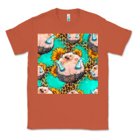 Copper hedgehog western seamless pattern Classic Tee - HRA Design Shop