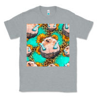 Heather Grey hedgehog western seamless pattern Classic Tee - HRA Design Shop