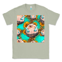 Matcha hedgehog western seamless pattern Classic Tee - HRA Design Shop