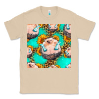 Mushroom hedgehog western seamless pattern Classic Tee - HRA Design Shop