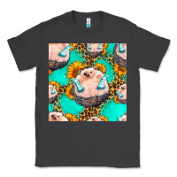 Smoke hedgehog western seamless pattern Classic Tee - HRA Design Shop