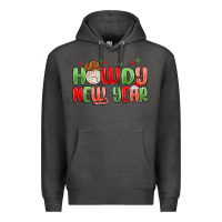 Charcoal Heather howdy new year Premium Hoodie - MaliasSmallBusiness
