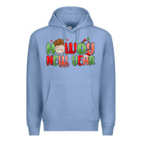 Colony Blue howdy new year Premium Hoodie - MaliasSmallBusiness
