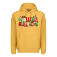 Mustard howdy new year Premium Hoodie - MaliasSmallBusiness
