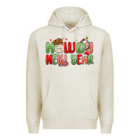 Oatmeal Heather howdy new year Premium Hoodie - MaliasSmallBusiness