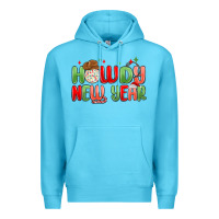 Ocean Blue howdy new year Premium Hoodie - MaliasSmallBusiness