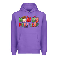 Purple howdy new year Premium Hoodie - MaliasSmallBusiness