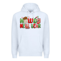 White howdy new year Premium Hoodie - MaliasSmallBusiness