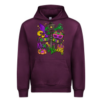 Mauve Wine new orleans mardi gras Urban Hoodie - LillyAllenDesigns