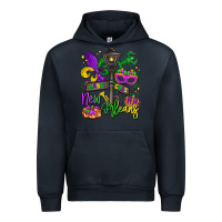 Navy new orleans mardi gras Urban Hoodie - LillyAllenDesigns