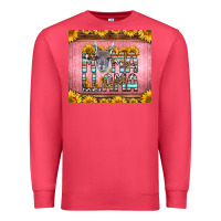 Cardinal mama llama sunflowers Premium Sweatshirt - LillyAllenDesigns