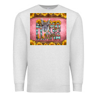 Oatmeal Heather mama llama sunflowers Premium Sweatshirt - LillyAllenDesigns