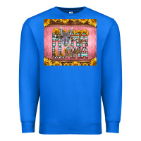 True Royal mama llama sunflowers Premium Sweatshirt - LillyAllenDesigns