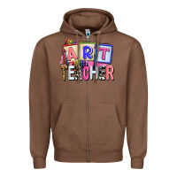 Chestnut art teacher Zipper Hoodie - AdoDesignShop