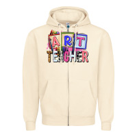Sandshell art teacher Zipper Hoodie - AdoDesignShop