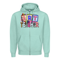 Seafoam art teacher Zipper Hoodie - AdoDesignShop